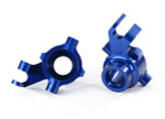 Traxxas Maxx Blue 6061-T6 Aluminum Steering Blocks (8937X)