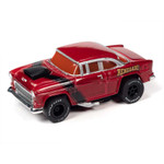 Auto World 1955 Chevy Bel Air Red Xtraction R30 HO Slot Car (SC354-1)