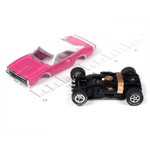 Auto World 1970 Dodge Charger R/T Pink Xtraction R30 HO Slot Car (SC354-2)