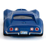 AFX Blue 1969 Chevy Corvette 427 Mega-G+ from America's Sports Car Slot Car Set (22023)