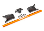 Traxxas Orange Aluminum Chassis Brace Kit for Rustler 4x4 & Slash 4x4 Low-CG Chassis (6730A)
