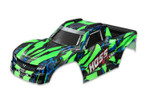 Traxxas Hoss 4x4 Green Painted Body Assembled w/Front & Rear Mounts & Body Support (9011G)