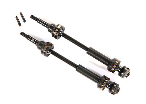 Traxxas Hoss 4x4 Complete Front Steel CV-Driveshafts (2) (9051X)