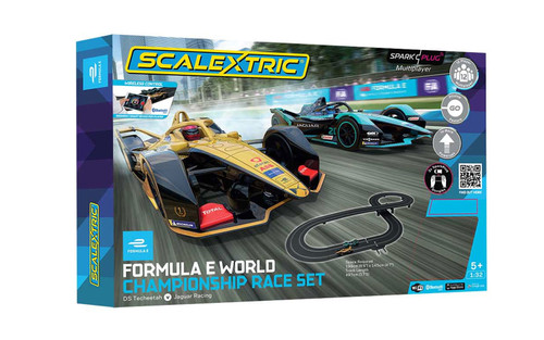 Scalextric Formula E World Championship Spark Plug 1/32 Slot Car Track Set Scalextric Formula E World Championship Spark Plug 1/32 Slot Car Track Set