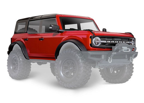 Traxxas TRX-4 2021 Ford Bronco Complete Rapid Red Body (9211R) Traxxas TRX-4 2021 Ford Bronco Complete Rapid Red Body (9211R)