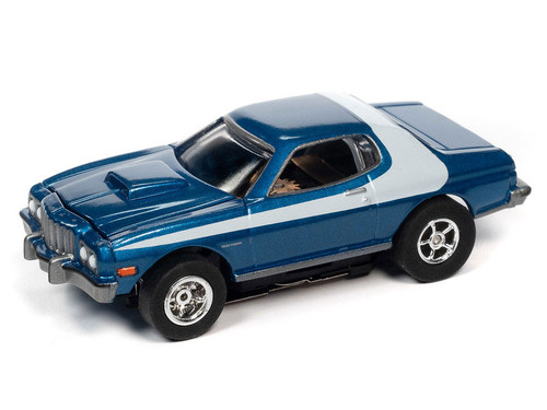 Auto World 1976 Ford Torino (Blue) X-Traction R34 HO Slot Car