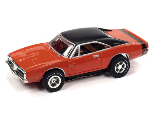 Auto World 1969 Dodge Charger (Red) X-Traction R35 HO Slot Car