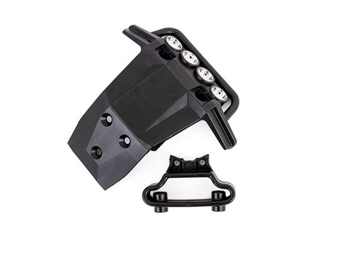 Traxxas Front Bumper, Bumper Support for LED Light Kit Install: Rustler 4WD Traxxas Front Bumper, Bumper Support for LED Light Kit Install: Rustler 4WD