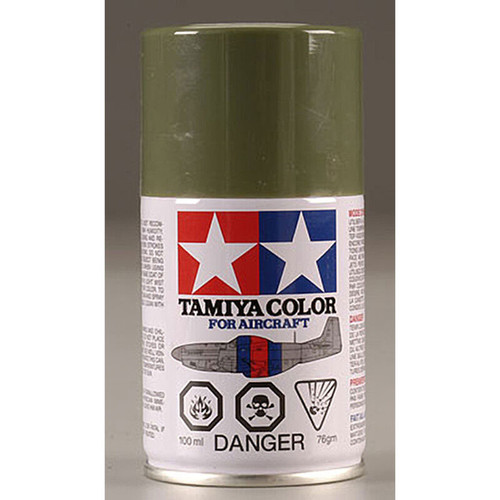 Tamiya Synthetic Acrylic Lacquer RC Body Spray Paint (3 oz): Olive Green USAF