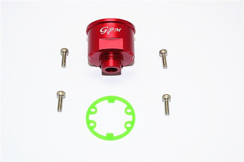 GPM Aluminium Front/Rear Differential Carrier (Red) GPM Aluminium Front/Rear Differential Carrier (Red)