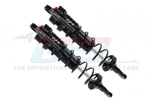 GPM Aluminum 6061-T6 Rear L-shape Adjustable Spring Dampers for Traxxas Sledge (Black) GPM Aluminum 6061-T6 Rear L-shape Adjustable Spring Dampers for Traxxas Sledge (Black)