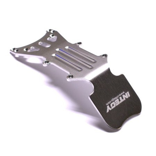 Integy Aluminum Type II Front Skid Plate (Silver): T-Maxx .15, 2.5, 3.3, & E-Maxx
