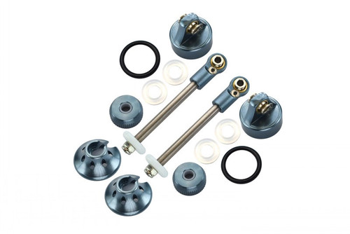 GPM Alloy Rebuild Kit Front Damper For Slash Rustler Stampede 4x4  (Gray Silver)