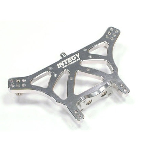 Integy Type II Aluminum Rear Shock Tower for the Traxxas Stampede, Rustler and Slash (Silver) Integy Type II Aluminum Rear Shock Tower for the Traxxas Stampede, Rustler and Slash (Silver)