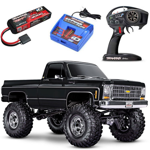 Traxxas TRX-4 1979 Chevrolet K10 Truck High Trail Edition 4WD RTR Rock Crawler w/3S LiPo COMBO