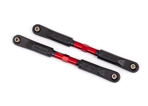 Traxxas Toe Links with Red-Anodized 7075-T6 Aluminum Tubes (120mm)