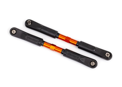 Traxxas Toe Links with Orange-Anodized 7075-T6 Aluminum Tubes (120mm)