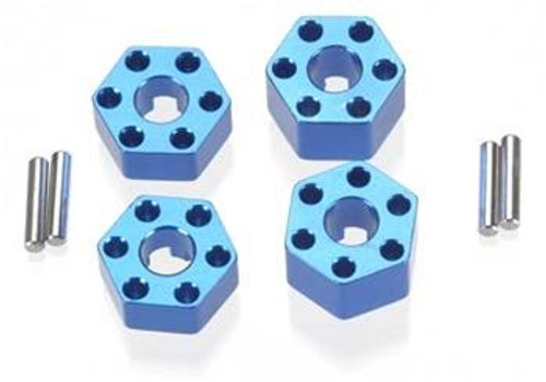 Integy 12mm Aluminum Wheel Hubs (4) for the Traxxas Stampede, Rustler & Slash (Blue) Integy 12mm Aluminum Wheel Hubs (4) for the Traxxas Stampede, Rustler & Slash (Blue)