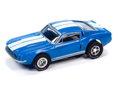 Auto World 1967 Shelby GT-350 (Blue) X-Traction HO Slot Car