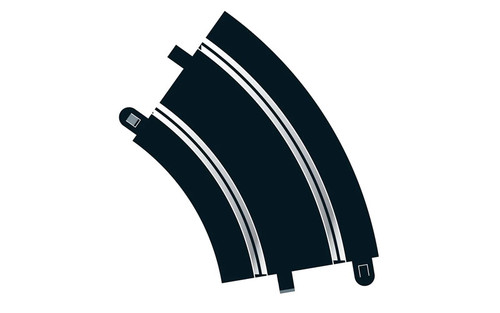 Scalextric 1/32 Radius 2 10° Banked Curve 45° (2) Scalextric 1/32 Radius 2 10° Banked Curve 45° (2)