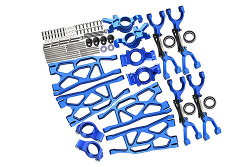 GPM Complete (Red) Aluminum Suspension upgrade (96pc set) for X-Maxx