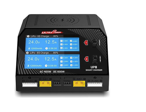 Ultra Power UP8 AC 400W / DC 600W 16A x2 Dual Channel Output 1-6S