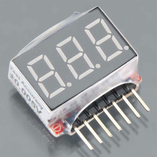 Integy Type II Digital Voltage Checker for LiPo Battery 1S-6S Packs 2.8V-25.2V Integy Type II Digital Voltage Checker for LiPo Battery 1S-6S Packs 2.8V-25.2V