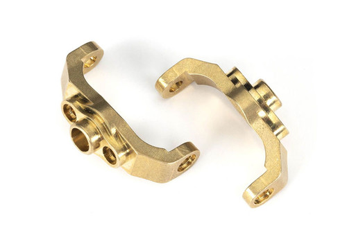 Traxxas Brass Caster Blocks (4 grams each) (Feft & Right) Traxxas Brass Caster Blocks (4 grams each) (Feft & Right)