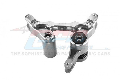 GPM Silver Aluminum 7075-T6 Front Steering Assembly: XRT GPM Silver Aluminum 7075-T6 Front Steering Assembly: XRT