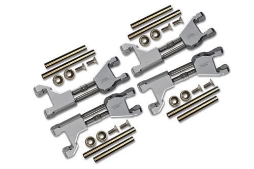 GPM Silver Stainless Steel & Aluminum Supporting Mount w/ Front & Rear Upper Arms: Maxx