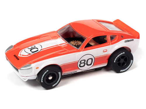 Auto World 1973 Datsun 24OZ Covered Headlights (Red) X-Traction HO Slot Car