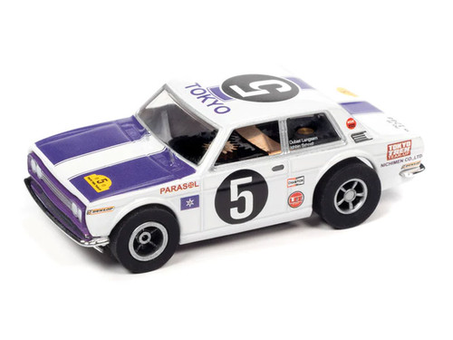 Auto World 1970 Datsun 510 (White) X-Traction HO Slot Car Auto World 1970 Datsun 510 (White) X-Traction HO Slot Car