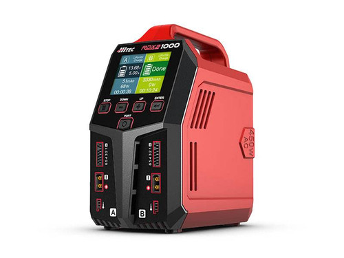 Hitec RDX2 1000 AC/DC Dual Port Charger/Power Supply Hitec RDX2 1000 AC/DC Dual Port Charger/Power Supply