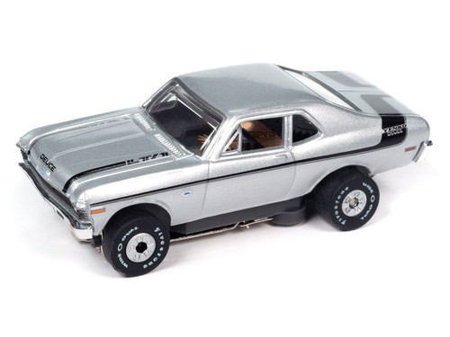 Auto World Yenko Deuce - 1970 Chevrolet Nova (Silver) Thunderjet HO Slot Car
