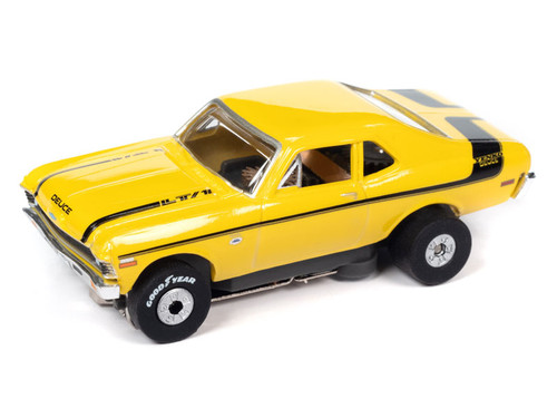 Auto World 1970 Chevrolet Nova Yenko Deuce (Yellow) Thunderjet HO