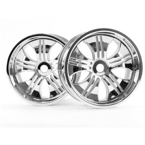 HPI Mounted Phaltline Street Tires w/8-Spoke Chrom