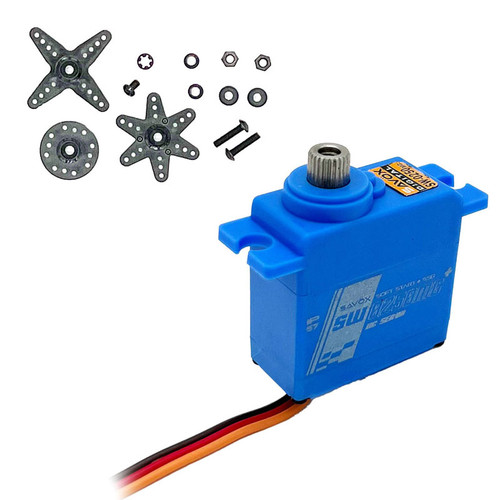 Savox SW-0250MG Waterproof Digital Mini Servo With Soft Start for 1/16 Traxxas Savox SW-0250MG Waterproof Digital Mini Servo With Soft Start for 1/16 Traxxas
