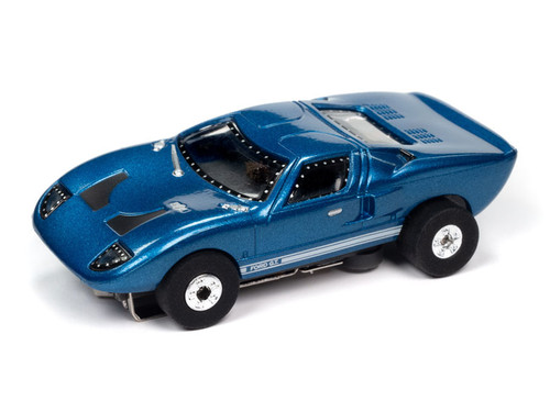 Auto World 1965 Ford GT40 (Blue) Thunderjet HO Slot Car