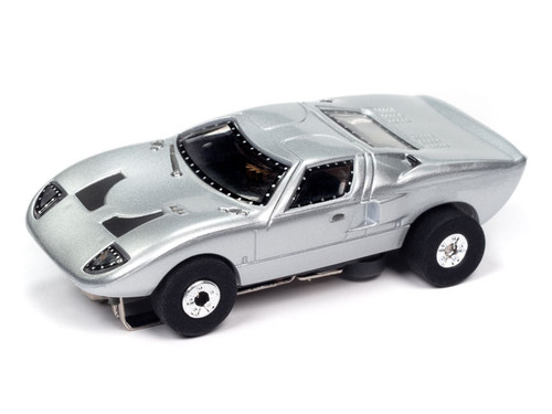 Auto World 1965 Ford GT40 (Orion Silver) Thunderjet HO Slot Car Auto World 1965 Ford GT40 (Orion Silver) Thunderjet HO Slot Car