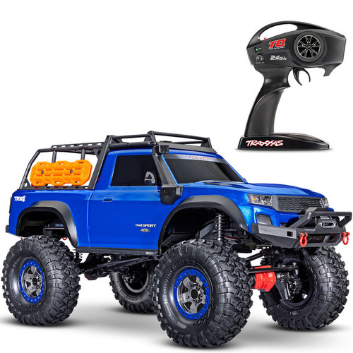 Traxxas TRX-4 Sport 1/10 Scale Trail Rock Crawler (Blue) w/XL-5 HV ESC & TQ  2.4GHz Radio