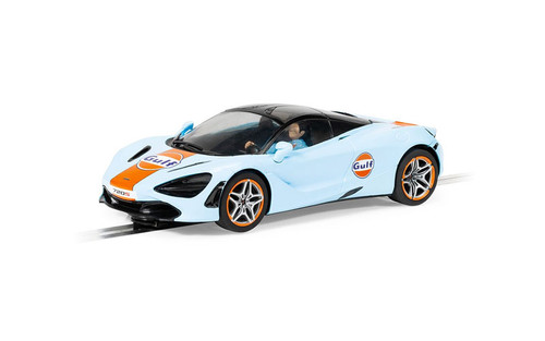 Scalextric McLaren 720S - Gulf Edition 1/32 Slot Car Scalextric McLaren 720S - Gulf Edition 1/32 Slot Car