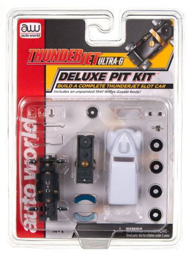 Auto World Thunderjet Deluxe Pit Kit (w/Ford Mustang Body) HO Slot Car