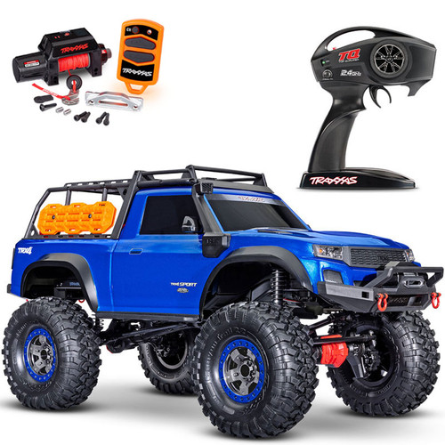 Traxxas TRX-4 Sport High Trail Edition 4WD RTR Rock Crawler Trail Truck & FREE PRO SCALE WINCH WITH REMOTE