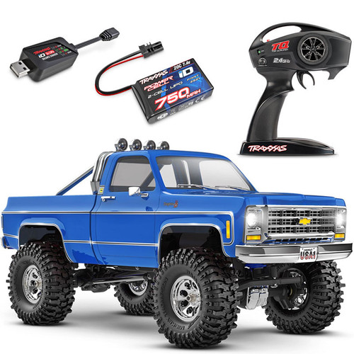 Traxxas 1/18 TRX-4m 1979 Chevrolet K10 High Trail Edition 4x4 RTR Crawler w/ID Battery & USB Charger Traxxas 1/18 TRX-4m 1979 Chevrolet K10 High Trail Edition 4x4 RTR Crawler w/ID Battery & USB Charger