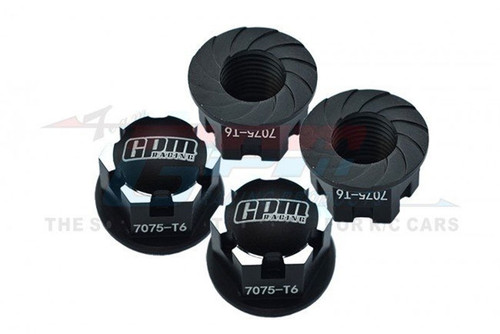 GPM Green 7075-t6 Aluminum 17mm Wheel Lock Nuts