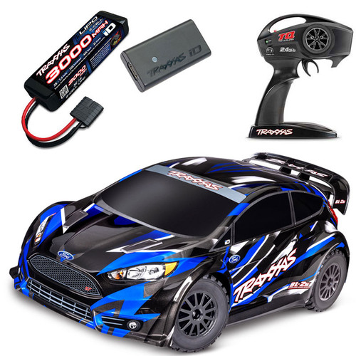 Traxxas Ford Fiesta ST Rally 1/10 AWD BL-2S Brushless RTR Car & FREE LIPO BATTERY AND USB-C LIPO CHARGER Traxxas Ford Fiesta ST Rally 1/10 AWD BL-2S Brushless RTR Car & FREE LIPO BATTERY AND USB-C LIPO CHARGER