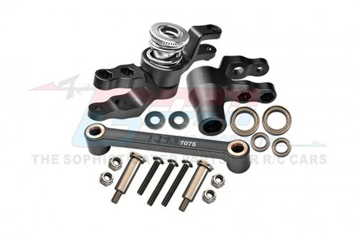 GPM Aluminum 7075-T6 Front Steering Assembly (Blue): Maxx, Maxx Slash GPM Aluminum 7075-T6 Front Steering Assembly (Blue): Maxx, Maxx Slash
