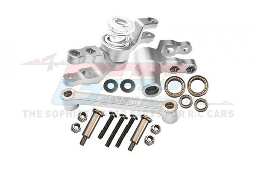 GPM Aluminum 7075-T6 Front Steering Assembly (Silver): Maxx, Maxx Slash GPM Aluminum 7075-T6 Front Steering Assembly (Silver): Maxx, Maxx Slash