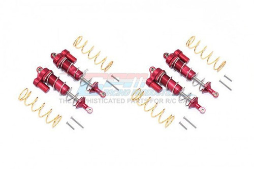GPM Aluminum Front and Rear L-shape Piggy Back Spring Dampers 125mm for Maxx (Red) GPM Aluminum Front and Rear L-shape Piggy Back Spring Dampers 125mm for Maxx (Red)