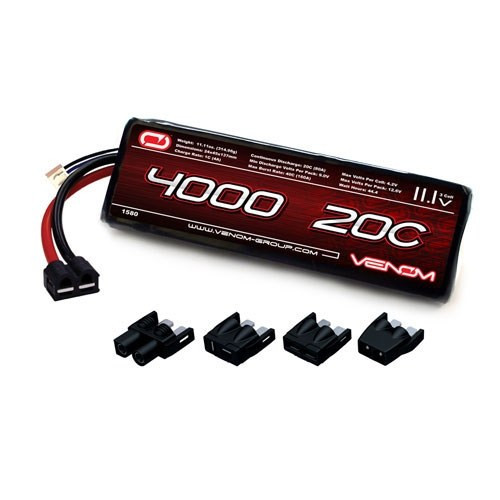 Venom 20C 11.1V 4000mAh 3S LiPo Battery Pack